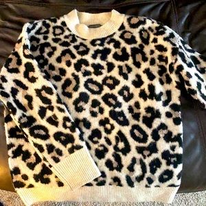 Lightly worn cheetah sweater